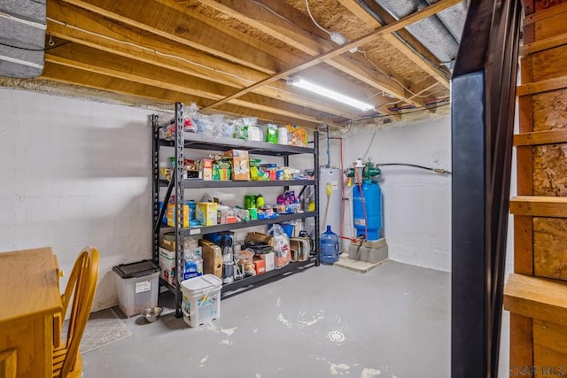 1139 Chickentown Rd, Somerset, PA 15501 - unfinished below grade area with water heater