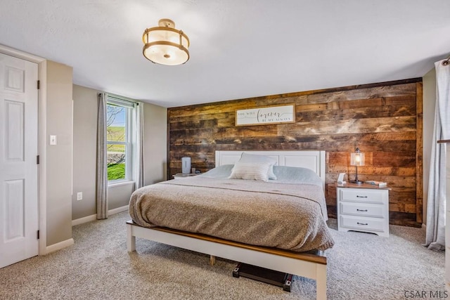 1139 Chickentown Rd, Somerset, PA 15501 - carpeted bedroom featuring baseboards and wooden walls