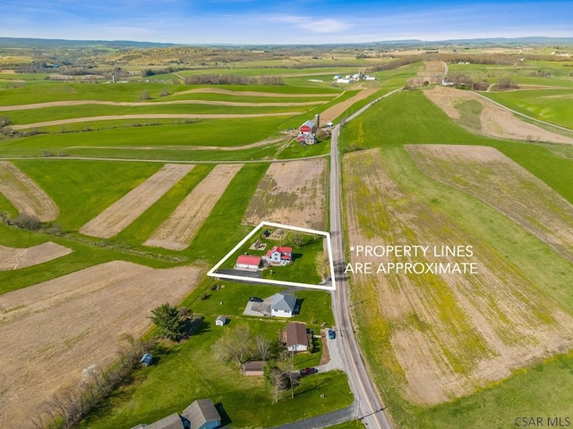 1139 Chickentown Rd, Somerset, PA 15501 - birds eye view of property featuring a rural view