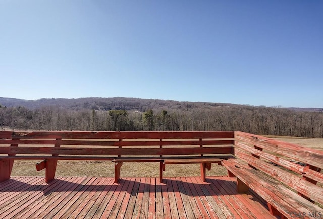 surrounding community featuring a view of trees