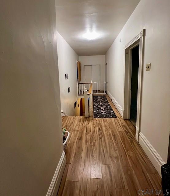 520 Highland Ave, Connellsville, PA 15425 - corridor featuring hardwood / wood-style flooring