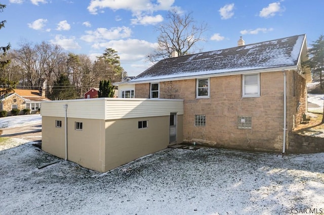 view of rear view of property