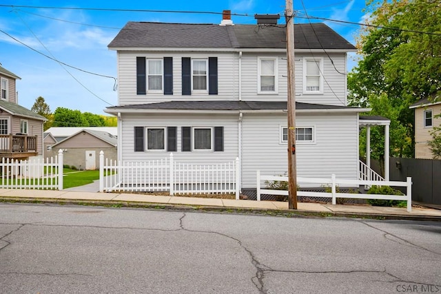 view of front of home