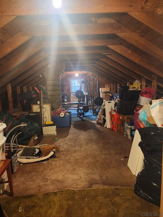 120 Northwood Ave, Johnstown, PA 15905 - view of unfinished attic