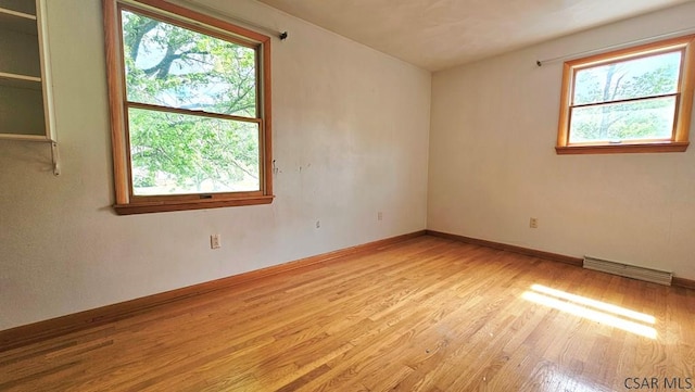 2139 Woodcrest Dr, Johnstown, PA 15905 - unfurnished room with light wood-style flooring and baseboards