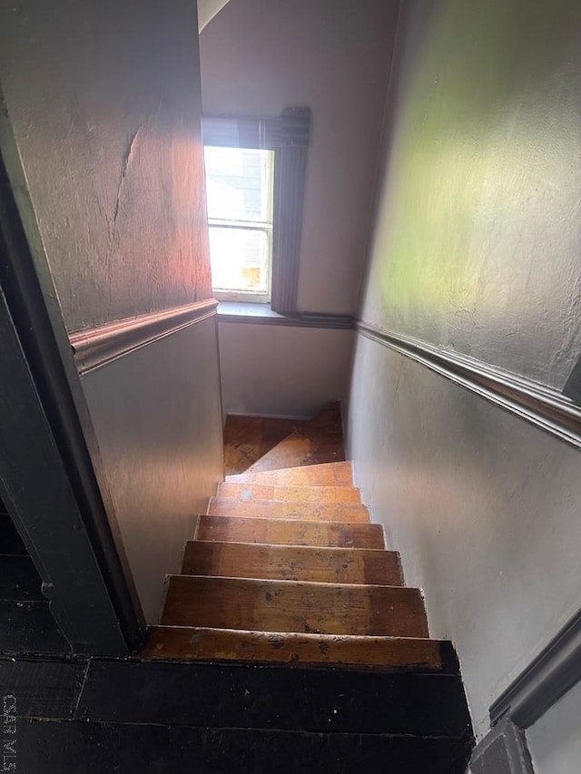 view of staircase