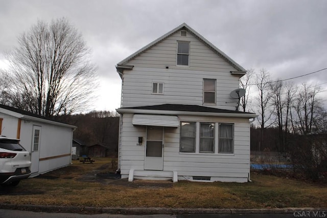 view of front of property