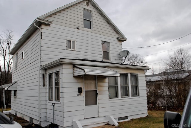 view of rear view of house