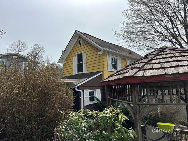 298 Lunen St, Johnstown, PA 15902 - view of home's exterior with a gazebo