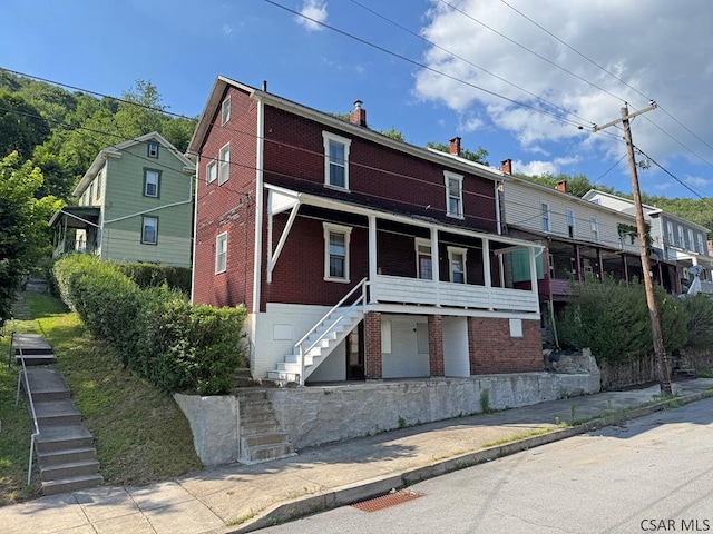 603 Woodvale Ave, Johnstown, PA 15901 - view of property featuring stairway