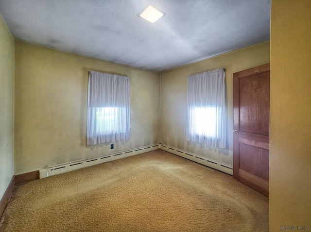 751 Pike Rd, Johnstown, PA 15909 - spare room with carpet and baseboard heating