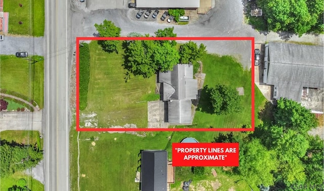 751 Pike Rd, Johnstown, PA 15909 - aerial view of property and surrounding area featuring property boundaries highlighted