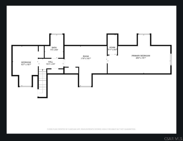 2200 Dundee Ln, Johnstown, PA 15905 - room layout