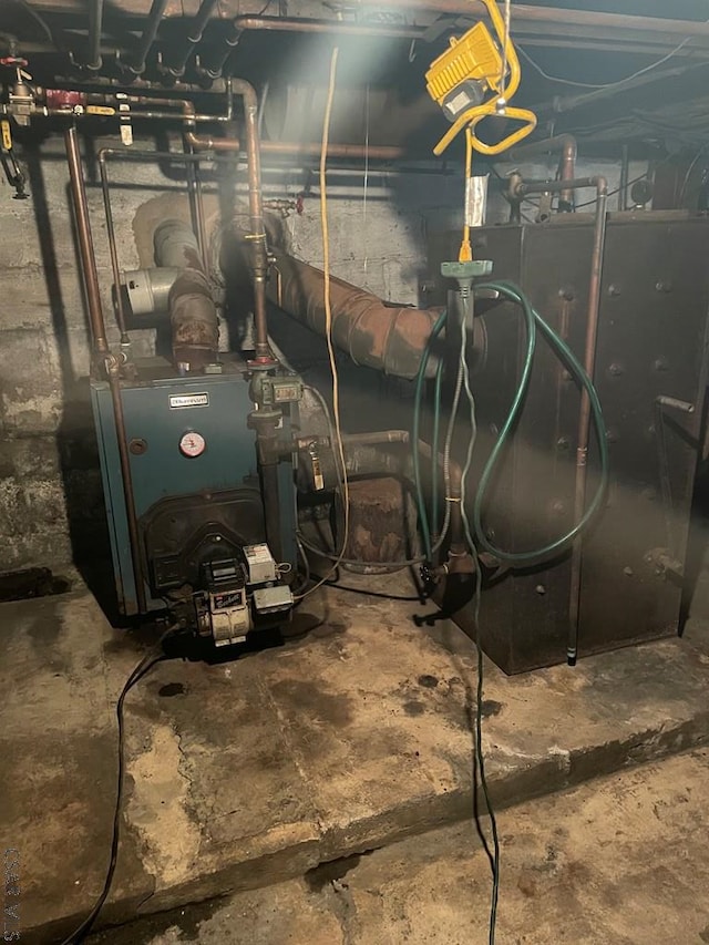 utilities with a heating unit and heating fuel