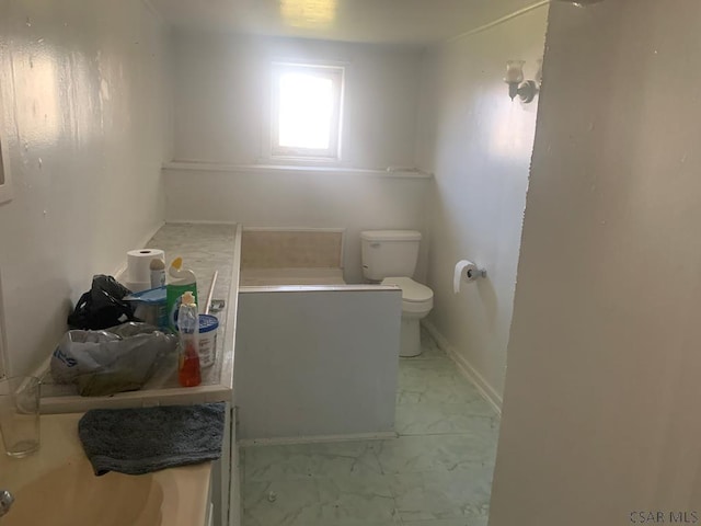 bathroom with toilet