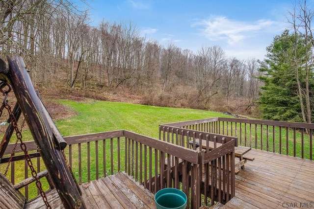 4627 Water Level Rd, Rockwood, PA 15557 - wooden deck with a lawn