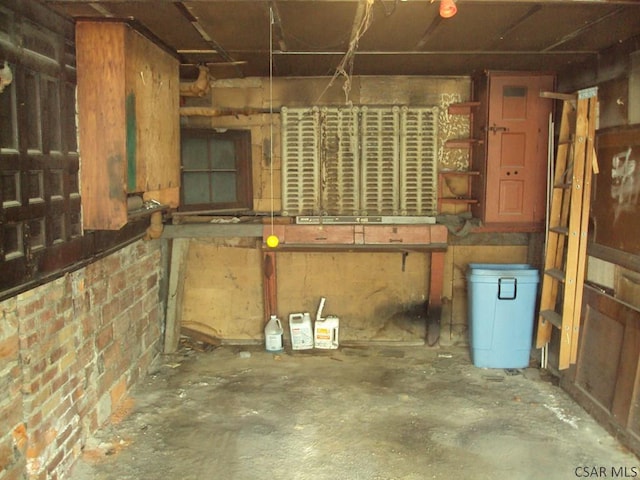 view of basement