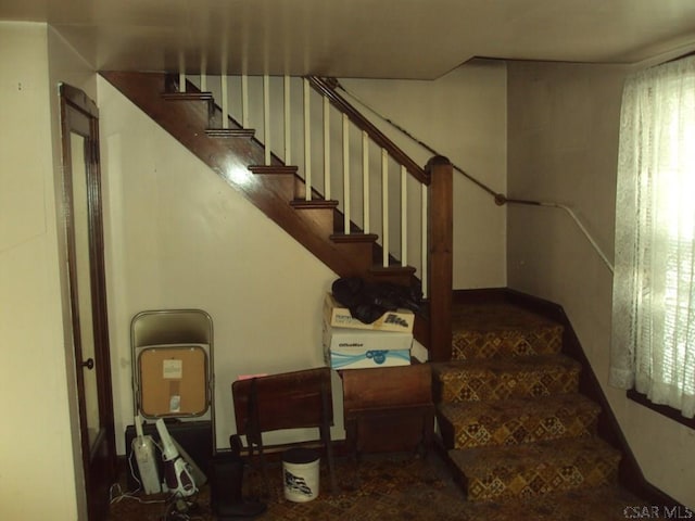 view of staircase