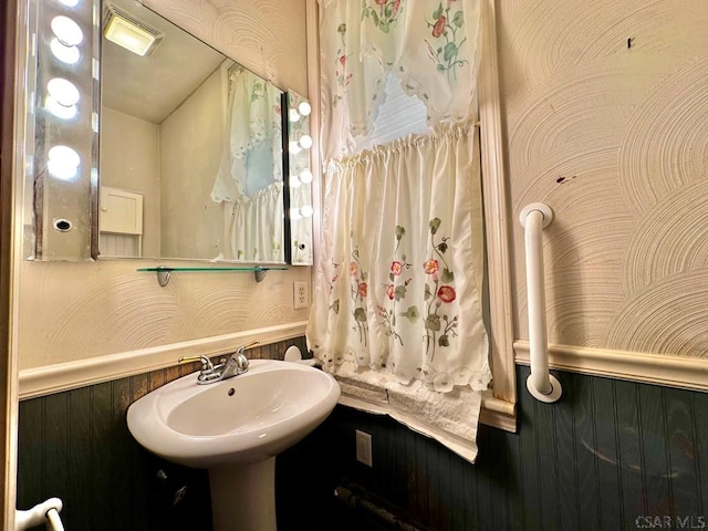 bathroom with a sink