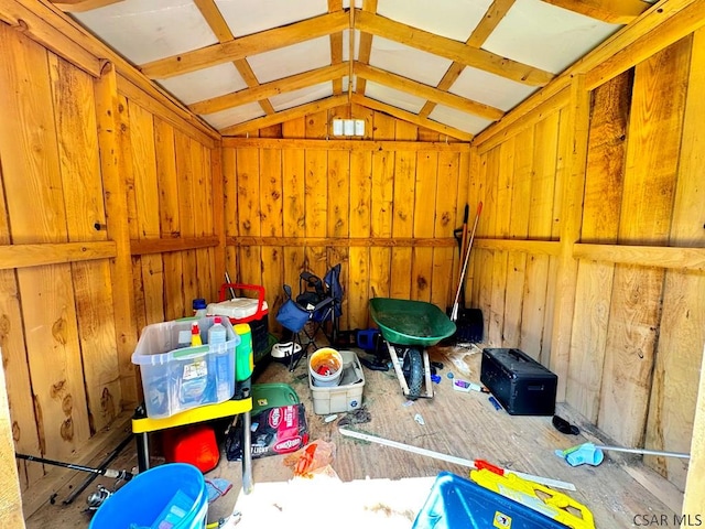 view of storage