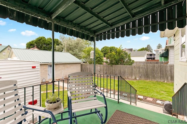 540 S Center Ave, Somerset, PA 15501 - view of patio / terrace featuring a residential view