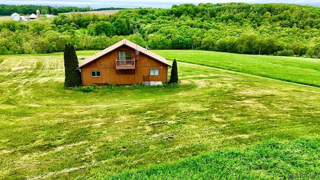 152 Aviator Ln, Friedens, PA 15541 - view of home's exterior featuring a yard and a view of countryside