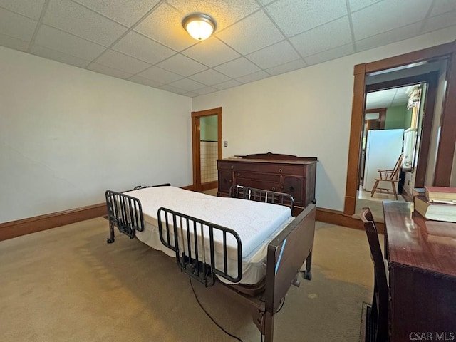 R1249 Main St, Johnstown, PA 15909 - bedroom with carpet flooring and a drop ceiling