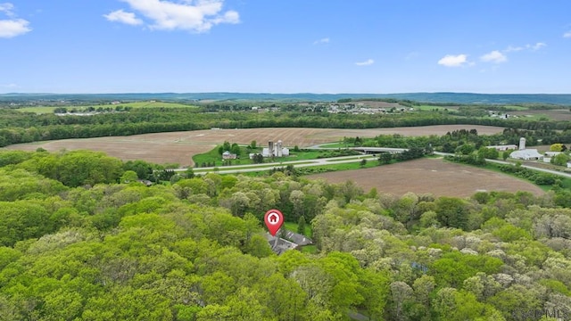 373 Hillside Ln, Somerset, PA 15501 - aerial view of sparsely populated area featuring a heavily wooded area
