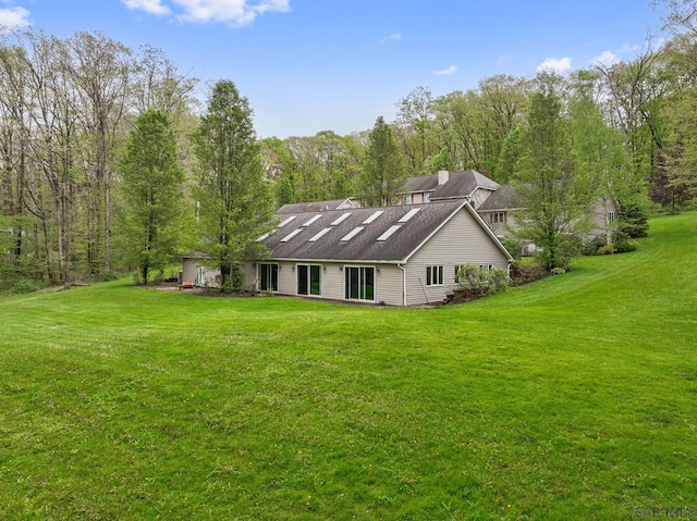 373 Hillside Ln, Somerset, PA 15501 - back of property with a lawn