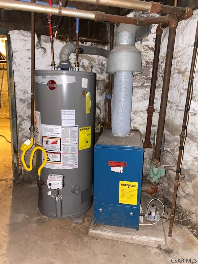 utilities with gas water heater