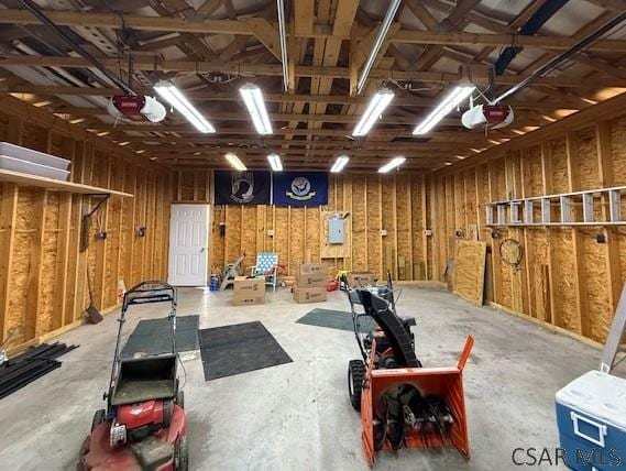 201 7th St, Windber, PA 15963 - garage with a garage door opener