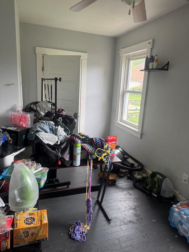 100 Cook St, Johnstown, PA 15906 - recreation room featuring a ceiling fan