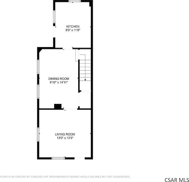 717-719 Messenger St, Johnstown, PA 15902 - view of home floor plan