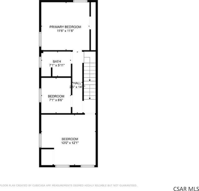 717-719 Messenger St, Johnstown, PA 15902 - view of property floor plan