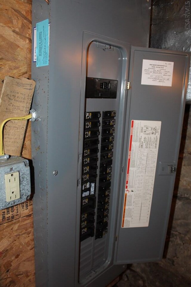 utilities with electric panel