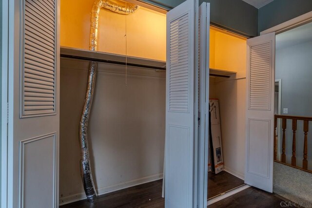 view of closet