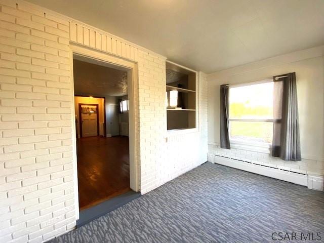 106 Lucetta St, Johnstown, PA 15905 - unfurnished sunroom featuring baseboard heating