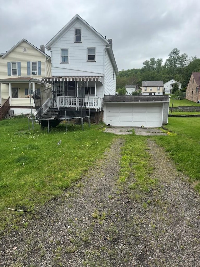 116 Blawn St, Johnstown, PA 15906 - rear view of property with a swimming pool and a yard
