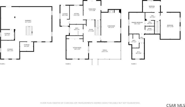 352 W Garrett St, Somerset, PA 15501 - plan