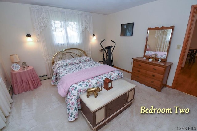 312 Furnari Ave, Johnstown, PA 15905 - bedroom with a baseboard radiator and baseboards