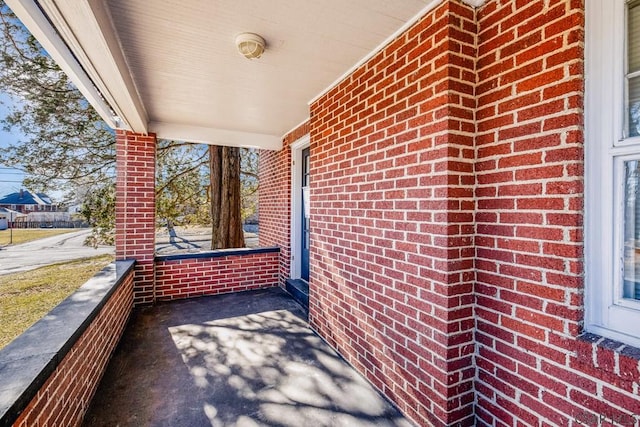 balcony with a porch