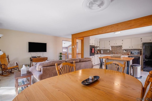 218 Rocky Ridge Rd, Jennerstown, PA 15547 - dining area featuring visible vents