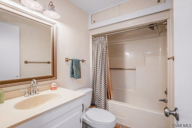 218 Rocky Ridge Rd, Jennerstown, PA 15547 - full bath with shower / bath combo, vanity, and toilet