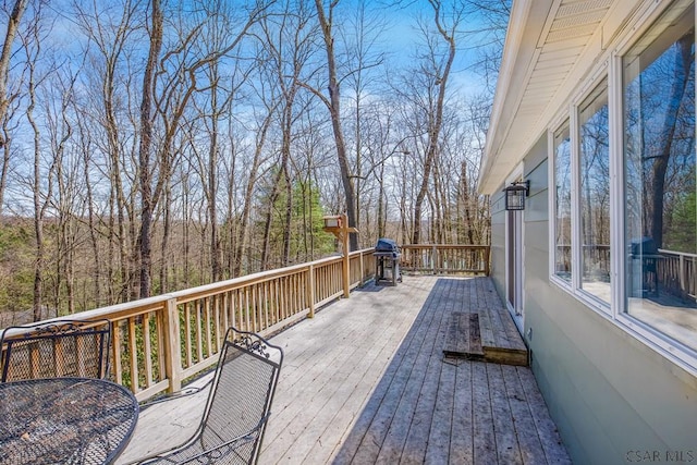 218 Rocky Ridge Rd, Jennerstown, PA 15547 - wooden deck featuring grilling area