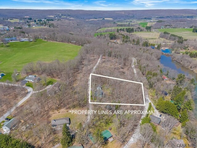 218 Rocky Ridge Rd, Jennerstown, PA 15547 - bird's eye view with a water view