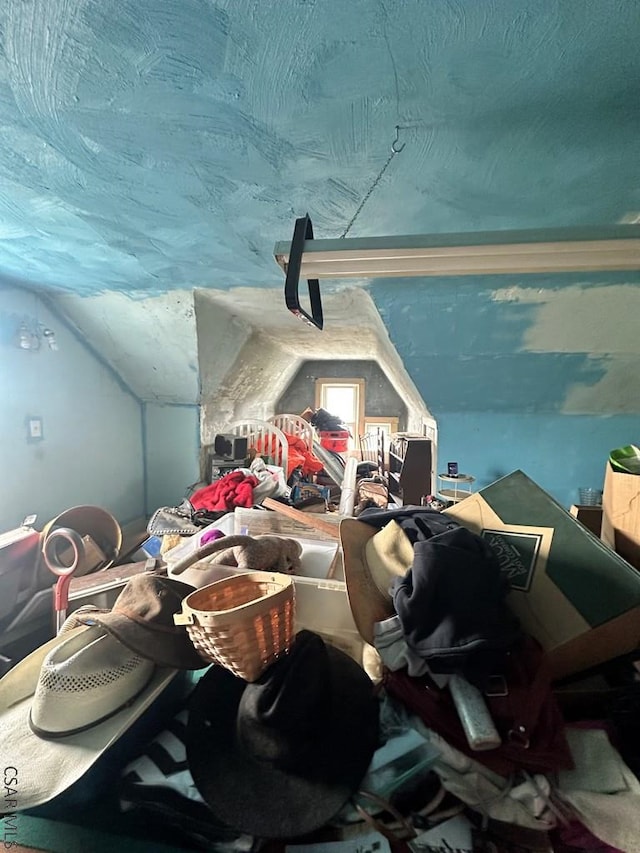 bonus room with lofted ceiling