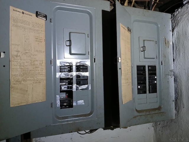 utility room featuring electric panel