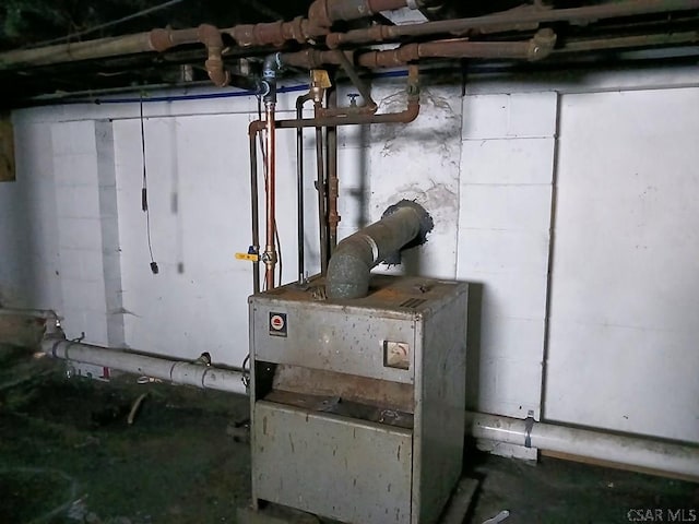 view of utility room