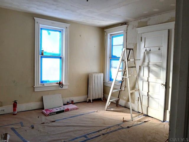 miscellaneous room with radiator