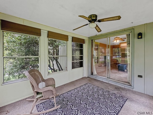 500 Randolph St, Ebensburg, PA 15931 - sunroom / solarium with healthy amount of natural light and ceiling fan